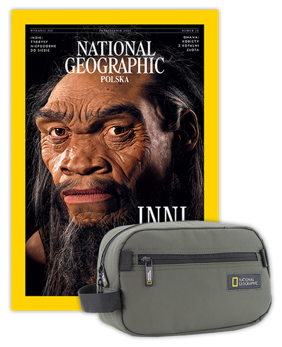 Roczna prenumerata National Geographic z Kosmetyczką NG Mutation 18380 khaki