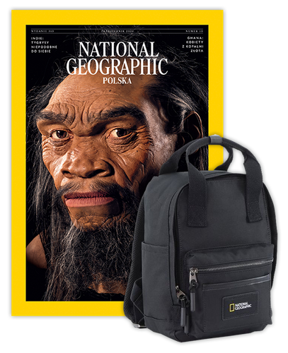 Roczna prenumerata National Geographic z czarnym plecakiem NG LEGEND LARGE