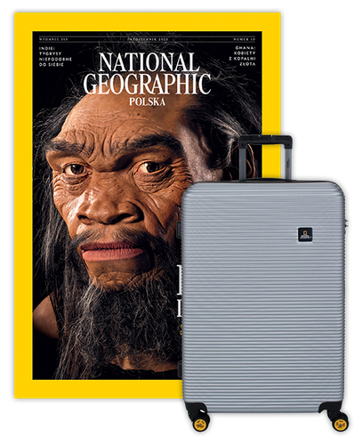 Roczna prenumerata National Geographic z Dużą Walizką National Geographic Abroad Srebrna