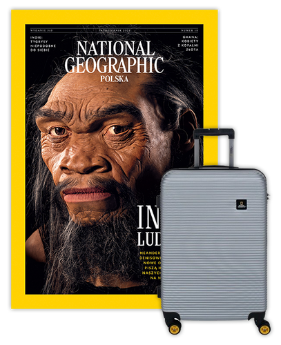 Roczna prenumerata National Geographic z Walizką National Geographic Abroad - Średnia/Srebrna