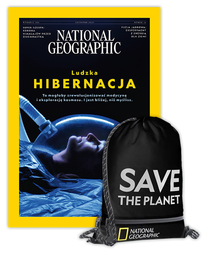 Roczna prenumerata National Geographic z małym plecakiem NG SATURN N08904.06 czarny