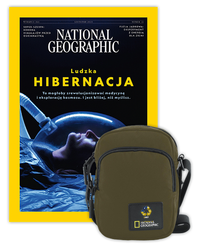 Roczna prenumerata National Geographic z torbą na ramię NG OCEAN KHAKI