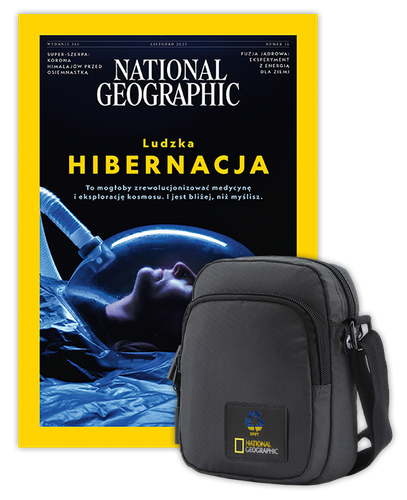 Roczna prenumerata National Geographic z torbą na ramię NG OCEAN CZARNA