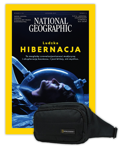 Roczna prenumerata National Geographic z torbą biodrową NG PRO 718 CZARNA