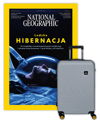 Roczna prenumerata National Geographic z Walizką National Geographic Abroad - Średnia/Srebrna