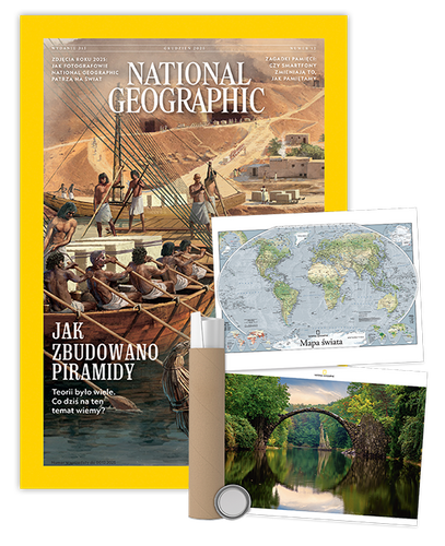 Roczna prenumerata National Geographic z plakatem dwustronnym NG