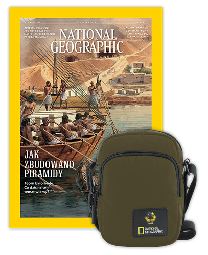 Roczna prenumerata National Geographic z torbą na ramię NG OCEAN KHAKI