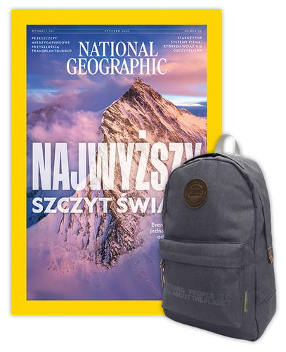 Roczna prenumerata National Geographic z plecakiem 1-komorowym National Geographic Society 7101