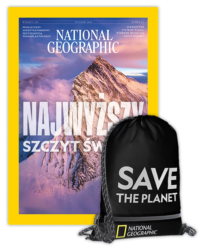 Roczna prenumerata National Geographic z małym plecakiem NG SATURN N08904.06 czarny