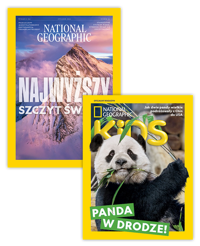 Pakiet prenumeraty: National Geographic i National Geographic Kids