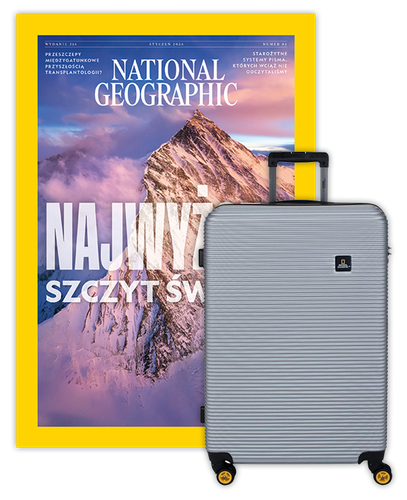Roczna prenumerata National Geographic z Dużą Walizką National Geographic Abroad Srebrna