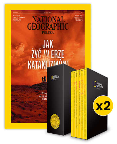 Dwuletnia prenumerata National Geographic z limitowanym Etui NG x2