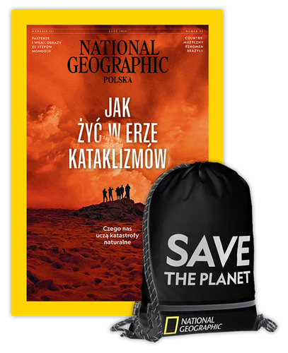 Roczna prenumerata National Geographic z małym plecakiem NG SATURN N08904.06 czarny