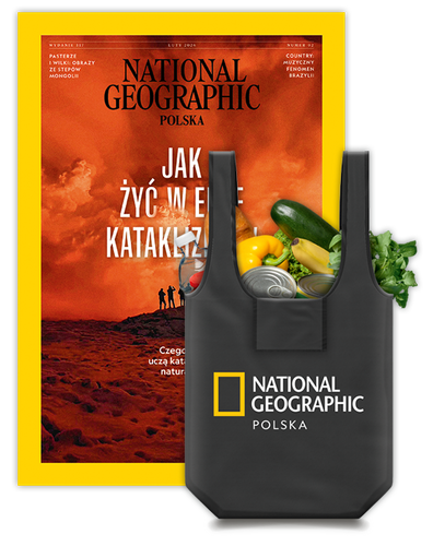 Roczna prenumerata National Geographic z torbą na zakupy z logo NG