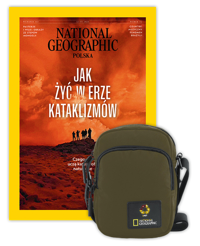 Roczna prenumerata National Geographic z torbą na ramię NG OCEAN KHAKI