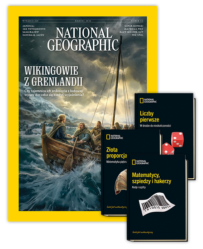 Roczna prenumerata National Geographic z kolekcją 39 tomów Świat jest Matematyczny