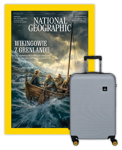 Roczna prenumerata National Geographic z Walizką National Geographic Abroad - Średnia/Srebrna