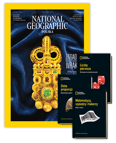 Roczna prenumerata National Geographic z kolekcją 39 tomów Świat jest Matematyczny