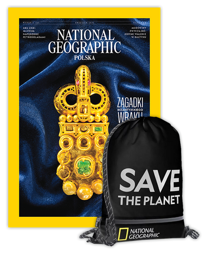 Roczna prenumerata National Geographic z małym plecakiem NG SATURN N08904.06 czarny