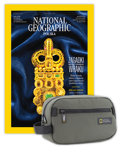 Roczna prenumerata National Geographic z Kosmetyczką NG Mutation 18380 khaki