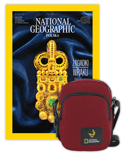Roczna prenumerata National Geographic z torbą na ramię NG OCEAN CZERWONA