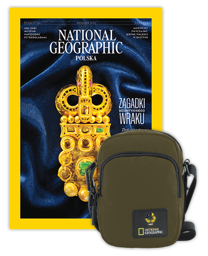 Roczna prenumerata National Geographic z torbą na ramię NG OCEAN KHAKI