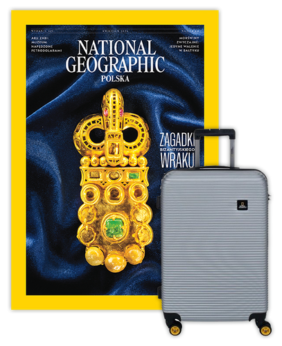 Roczna prenumerata National Geographic z Walizką National Geographic Abroad - Średnia/Srebrna