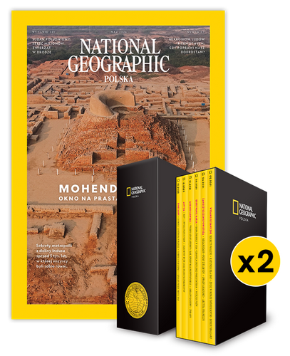 Dwuletnia prenumerata National Geographic z limitowanym Etui NG x2