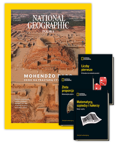 Roczna prenumerata National Geographic z kolekcją 39 tomów Świat jest Matematyczny