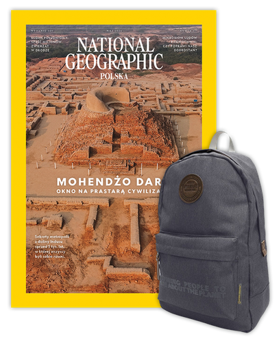 Roczna prenumerata National Geographic z plecakiem 1-komorowym National Geographic Society 7101