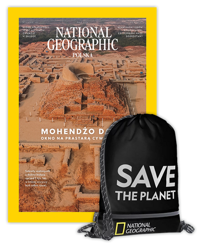 Roczna prenumerata National Geographic z małym plecakiem NG SATURN N08904.06 czarny