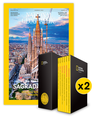 Dwuletnia prenumerata National Geographic z limitowanym Etui NG x2
