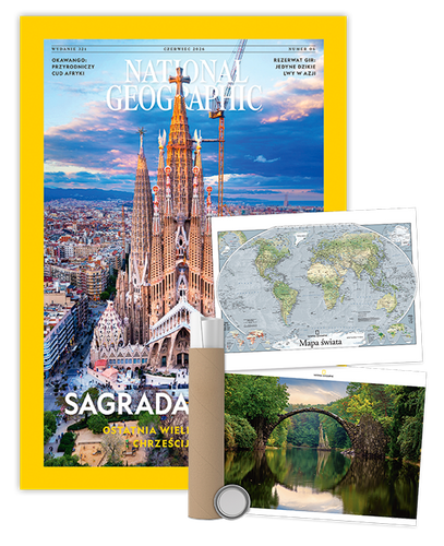 Roczna prenumerata National Geographic z plakatem dwustronnym NG