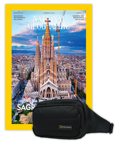 Roczna prenumerata National Geographic z torbą biodrową NG PRO 718 CZARNA