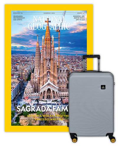 Roczna prenumerata National Geographic z Walizką National Geographic Abroad - Średnia/Srebrna