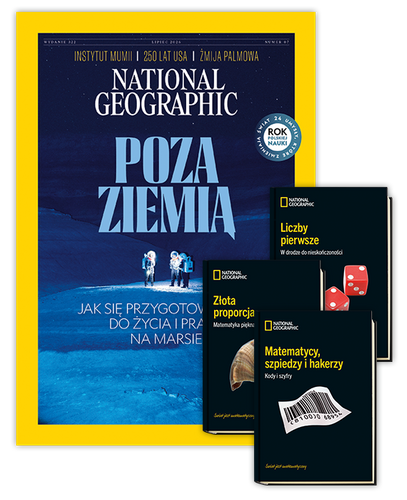 Roczna prenumerata National Geographic z kolekcją 39 tomów Świat jest Matematyczny