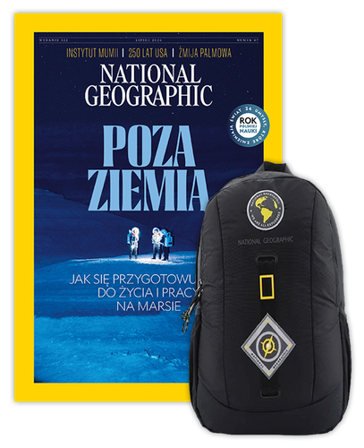 Roczna prenumerata National Geographic z Plecakiem NG New Explorer czarny 21l