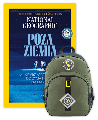 Roczna prenumerata National Geographic z Plecakiem NG New Explorer khaki 18l