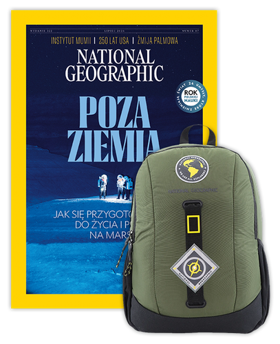Roczna prenumerata National Geographic z Plecakiem NG New Explorer khaki 21l