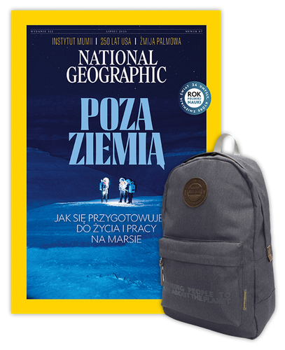 Roczna prenumerata National Geographic z plecakiem 1-komorowym National Geographic Society 7101