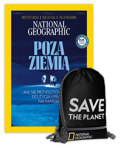 Roczna prenumerata National Geographic z małym plecakiem NG SATURN N08904.06 czarny