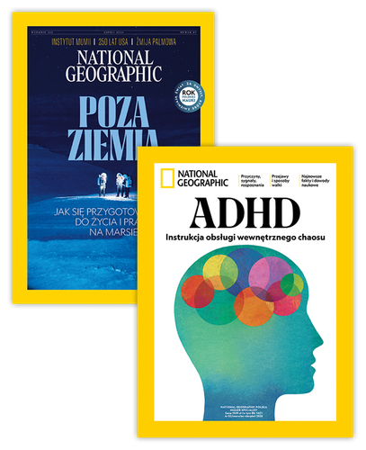 Roczna prenumerata National Geographic + 4 wydania specjalne 