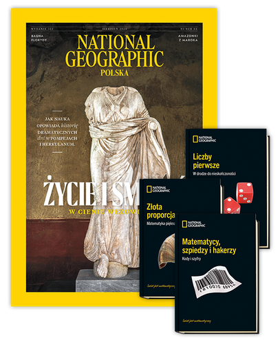 Roczna prenumerata National Geographic z kolekcją 39 tomów Świat jest Matematyczny