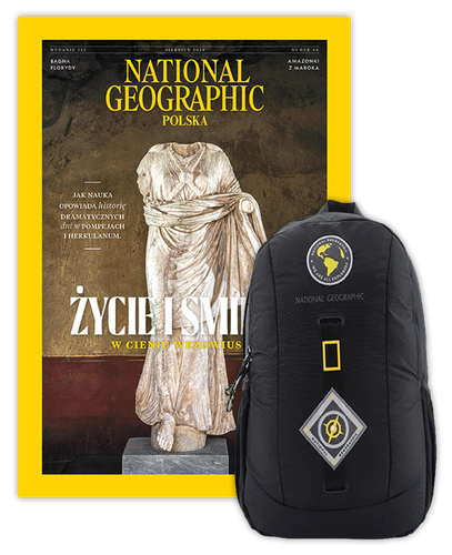 Roczna prenumerata National Geographic z Plecakiem NG New Explorer czarny 21l