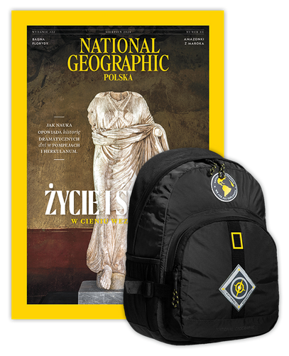Roczna prenumerata National Geographic z Plecakiem NG New Explorer czarny 18l