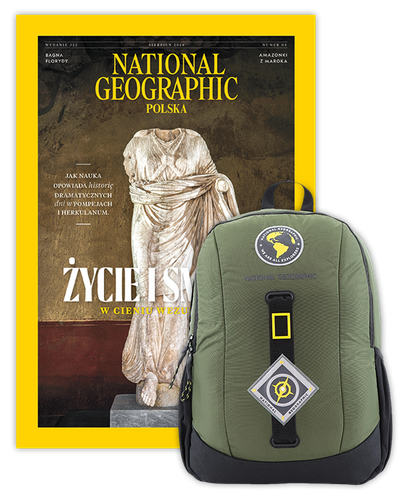 Roczna prenumerata National Geographic z Plecakiem NG New Explorer khaki 21l