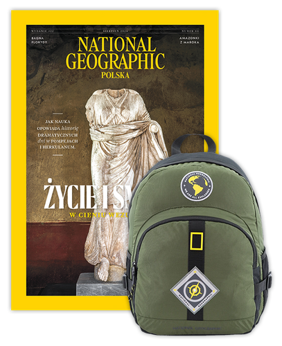 Roczna prenumerata National Geographic z Plecakiem NG New Explorer khaki 18l