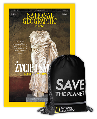 Roczna prenumerata National Geographic z małym plecakiem NG SATURN N08904.06 czarny