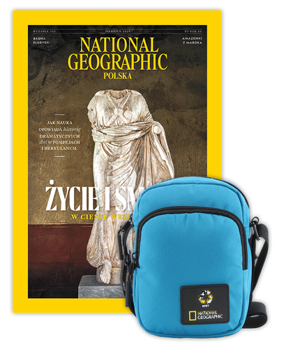 Roczna prenumerata National Geographic z torbą na ramię NG OCEAN TURKUSOWA