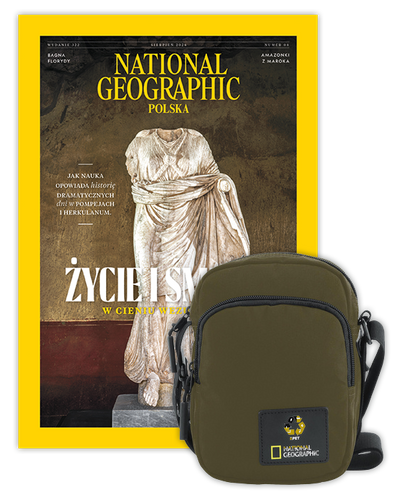 Roczna prenumerata National Geographic z torbą na ramię NG OCEAN KHAKI
